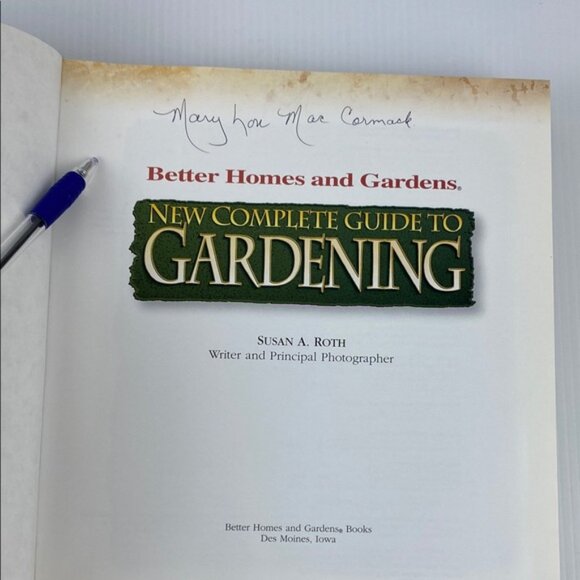 BHG New Complete Guide to Gardening Book Hardcover Better Homes and Gardens - Picture 7 of 13